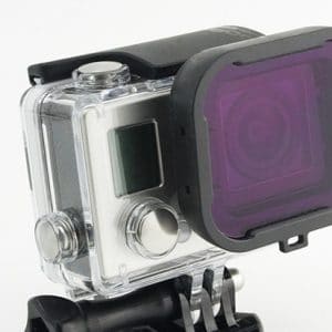 Dive Filter Lens til GoPro 4 / 3 Housing-Lilla