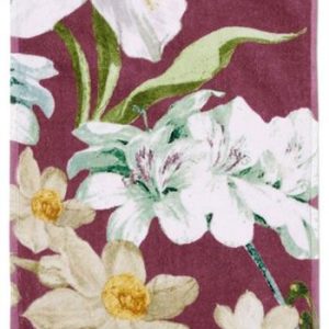 Essenza Rosalee håndklæde - 55x100 cm - Lilla - 100% økologisk bomuld - Essenza håndklæder