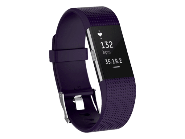 Silicone rem til Fitbit Charge 2-Lilla-Small