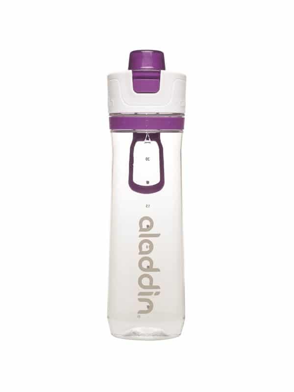 Aladdin Active Hydration Tracker Bottle 0.8L hvid/lilla