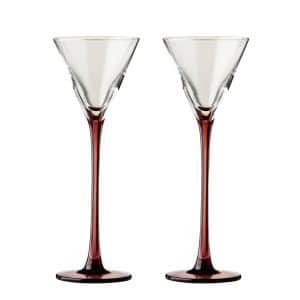 SINNERUP Aperitif glas rÃ¸d/lilla stilk 2 stk. (LILLA, ONESIZE)