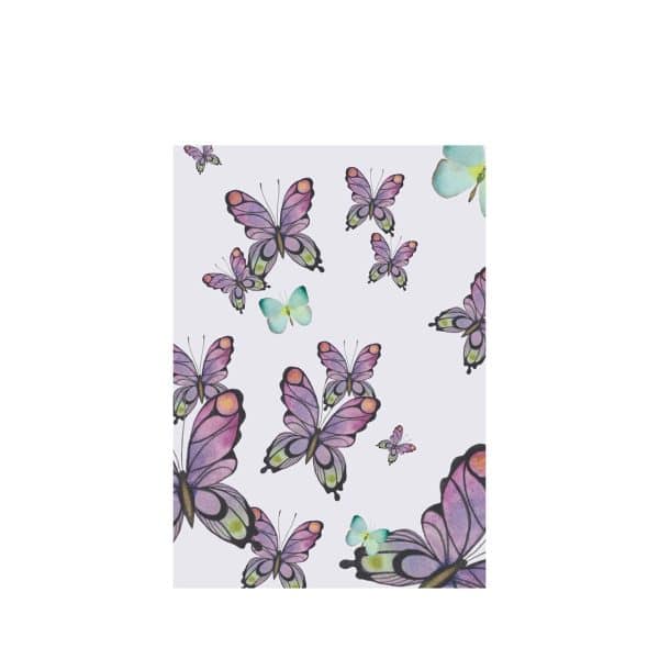 ALL BY VOSS Postkort Papillon lilla A5