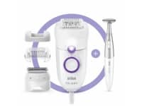 Braun Silk-épil 5 825 Power, Hvid, Lilla, 28 pincetter, MicroGrip, Barbering, Tyskland, 0,5 mm