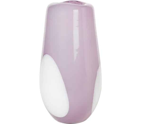 Ada dot, Vase, Mundblæst glas by Broste Copenhagen (D: 19,5 cm. x H: 37 cm., Lilla)