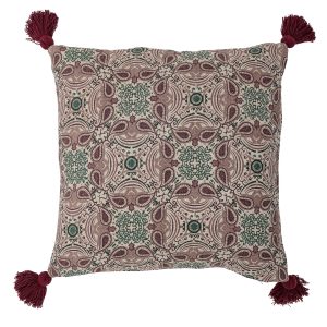 CREATIVE COLLECTION Fibi Pude, Lilla, Genanvendt Bomuld