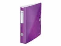 Brevordner Leitz ActiveWOW A4/60mm lilla - (5 stk.)