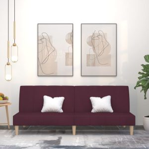2-personers sovesofa stof lilla