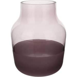 Aida Clear colours vase 19cm, lilla