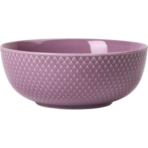 Lyngby Porcelæn Rhombe color skål Ø15.5 cm, lilla