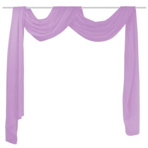 voile-gardin 140 x 600 cm lilla