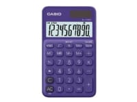 Casio SL-310UC - Lommeregner - 10 cifre - solpanel, batteri - lilla