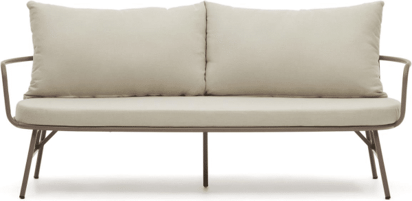 Bramant, 2-personers sofa, lilla, H68x176x76 cm, metal