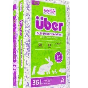 Über Papirstrøelse 36 L Lilla/Hvid m/Lavendel duft