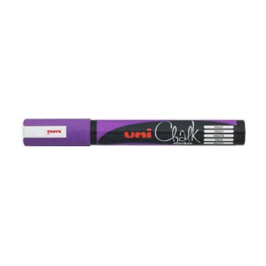 UNI Chalk Marker, Lilla (1,8 - 2,5 mm.)