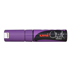 UNI Chalk Marker, Lilla XL (8,0 mm.)