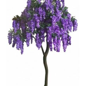 Kunstigt Wisteria træ H240 cm - Lilla