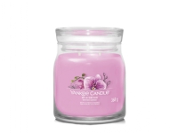 Yankee Candle Wild Orchid, Rund, Lilla, Ravfarvet, Banan, Bergamot, Hibiscus, Jasmin, Mandarin, Musk, Orkide, Palmeblad, Sandeltræ,..., 50 t, 1 stk