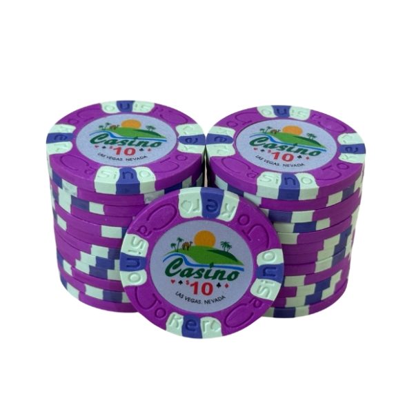 Joker Casino Lilla $10 (25 stk)