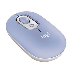 Logitech POP Mouse with Emoji - Lilac - Mus - Optisk - 3 knapper - Lilla