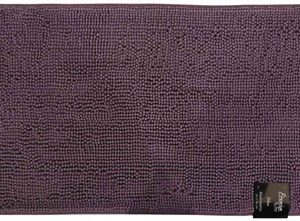 Bademåtte - 50x80cm - skridsikker bademåtte i lilla - Valmue - Premium By Borg