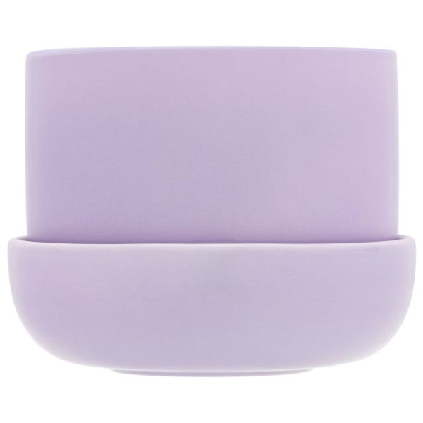 Iittala Nappula Urtepotte med underskål 17x13 cm, lilla