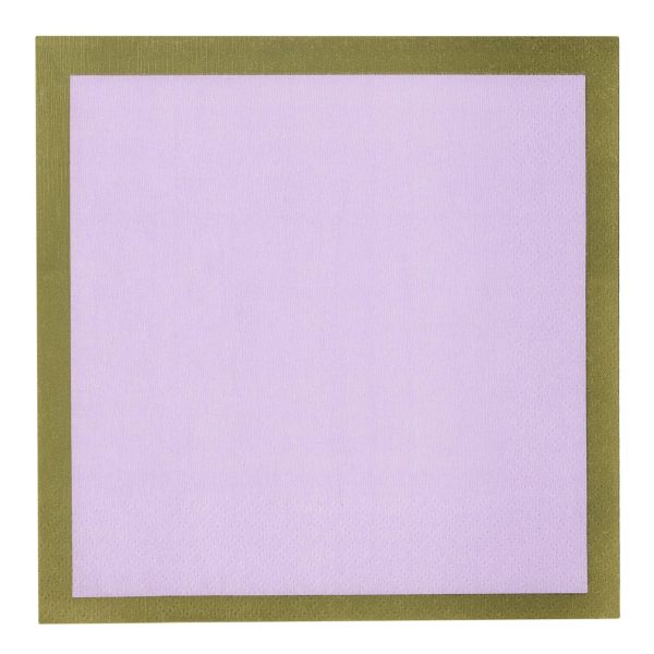 Iittala Play Papirserviet 33x33 cm, lilla/oliven