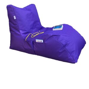 NORDVÄRK udendørs Daybed sækkestol, vandtæt - lilla polyester