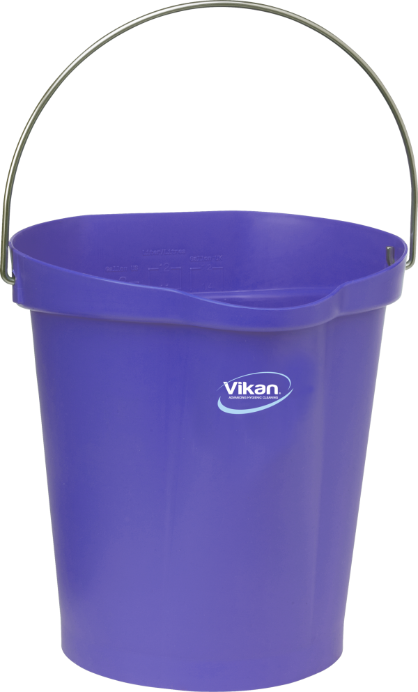 Spand 5686, plast m/rf bærehåndtag 12ltr, lilla