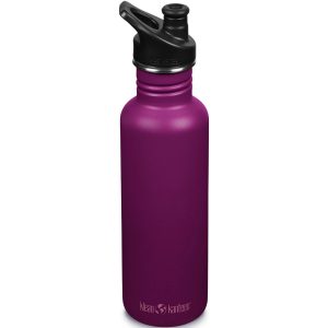 Vandflaske Classic med Sportslåg 800 ml. Lilla