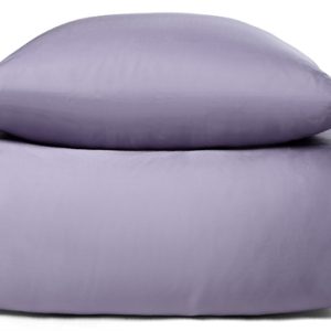 Bambus sengetøj - 100% Naturligt bambus - 140x200 cm - Lys lilla, satinvævet sengesæt