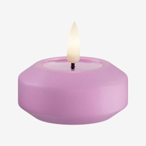 DeluxeHomeart - LED flydende fyrfadslys 6,1 cm Lavendel 2 stk. - Lilla - Lys - - Homeroom