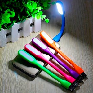 Fleksibel mini USB LED Lampe - Lilla
