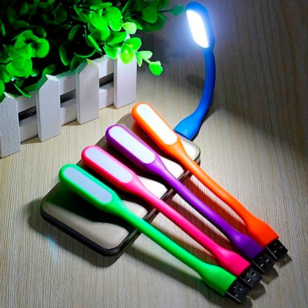 Fleksibel mini USB LED Lampe - Lilla