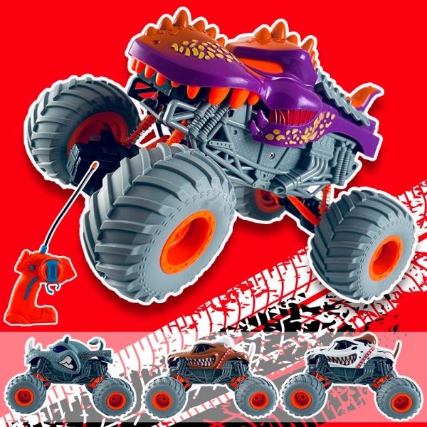 Monster Truck Fjernstyret bil - flere forskellige modeller - - Lilla