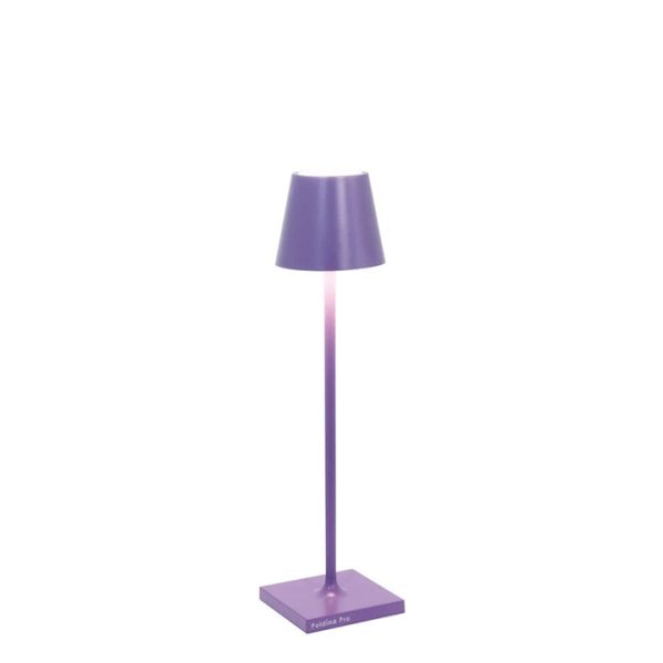Poldina micro batterilampe / bordlampe, lilla