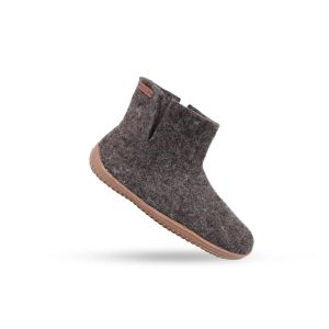 Uldstøvle (100% ren uld) m/Gummisål - Dansk Design fra SHUS - lilla / 43