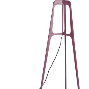 Afra, Gulvlampe, Lilla, Raffia (D: 48 x H: 157 cm.)