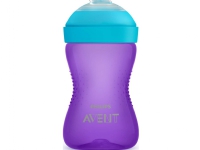 Avent drypkop med blødt mundstykke Lilla (SCF802/02)
