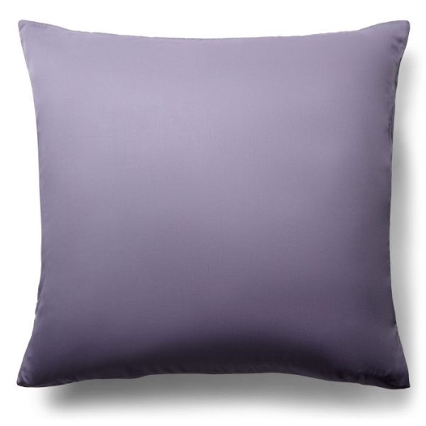 Bambus pudebetræk - 100% Naturligt bambus - 60x63 cm - Lys lilla, satinvævet hovedpudebetræk