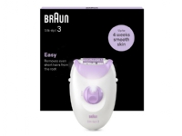 Braun Silk-épil 3 3-000, Lilla, Hvid, 20 pincetter, MicroGrip, Vekselstrøm, 100 - 240 V, 50 - 60 Hz