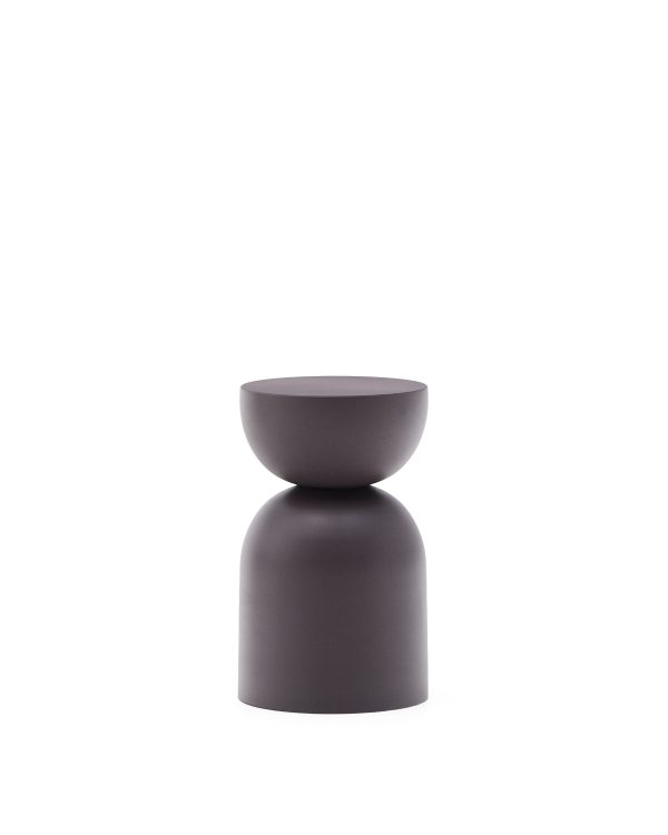 KAVE HOME Rachell sidebord, rund - lilla metal (Ø30,5)