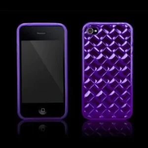 MORE Ultra Clear Polymer Jelly Case inkl skærmbeskyttelse. Lilla