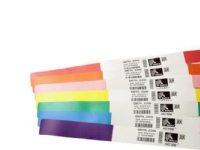 Zebra Z-Band Splash - Lilla - 25.4 x 254 mm 350 etikette(r) (1 rulle(r) x 350) vandfast armbånd - for Zebra GX420 GK Series GK420 G-Series GC420 GX Series GX420, GX430 LP 28XX TLP 28XX