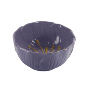 Blomster skål, lilla - D11 cm.