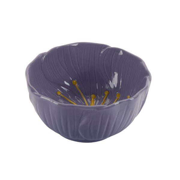 Blomster skål, lilla - D11 cm.
