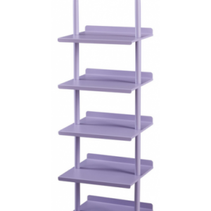 Børne skoreol i metal H96 x B30 x D27 cm - Lilla