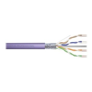 DIGITUS Professional installation cable - 500 m - purple - Lilla - 500 meter
