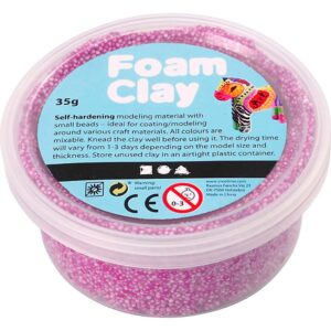 Foam Clay, lilla neon, 35 g
