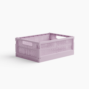 Foldekasse midi (16 farver) - Lilla - 24cm x 34cm x 13cm - Sigrid