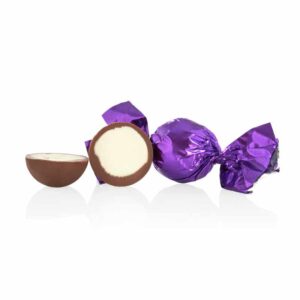 Fyldte chokoladekugler m/ cookie dough - Lilla - 1 kg